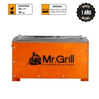Caja China Mini Mr. Grill S Acero Galvanizado