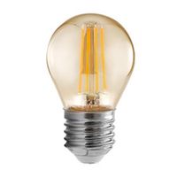 Foco G45 led de filamento 5W cálida E27
