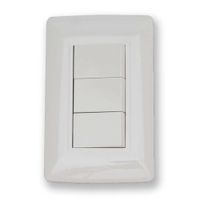 Interruptor Essential Triple Blanco