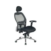 Silla Pacifica Giratoria B/Aluminio Negro - Ziyaz