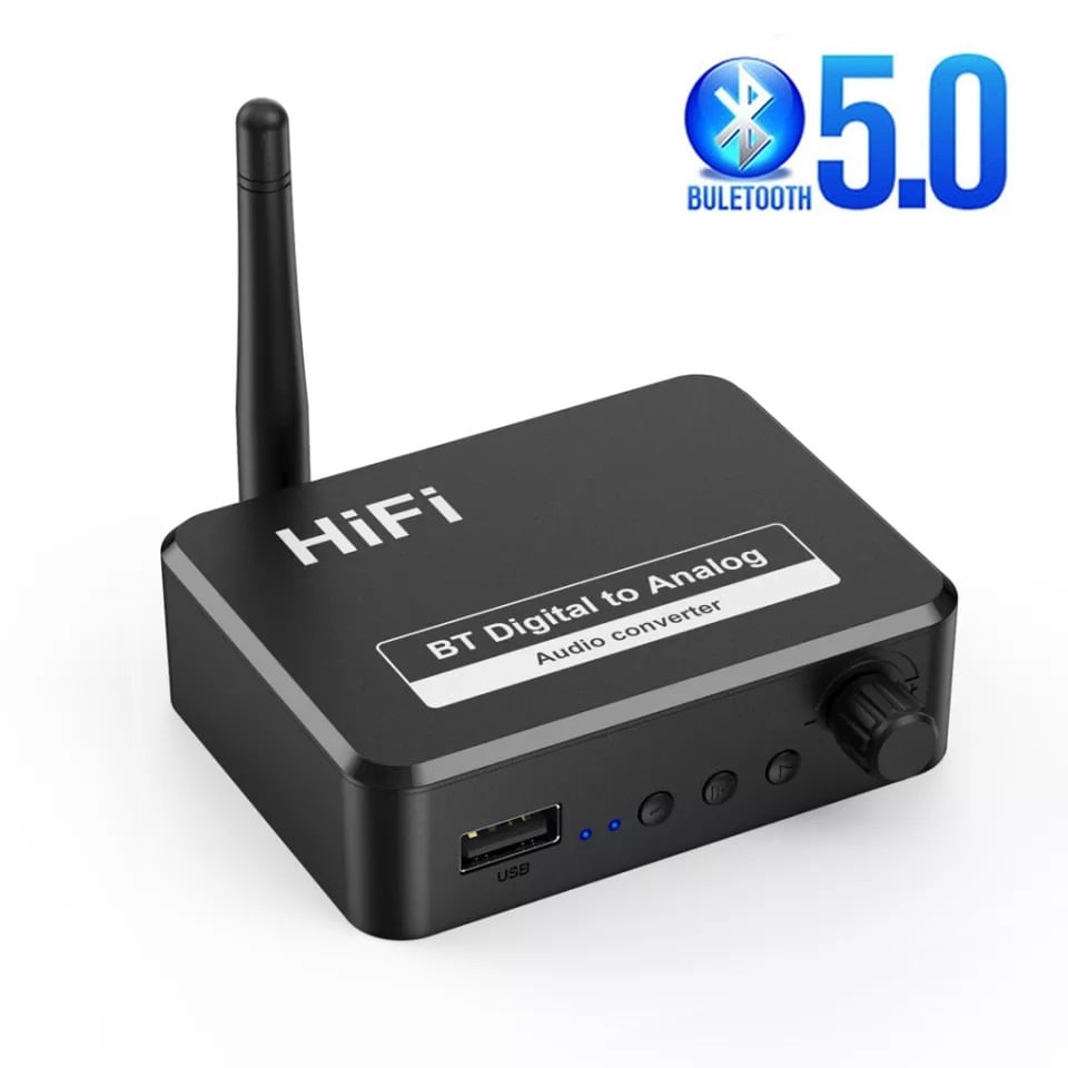 Adaptador Bluetooth Usb Mp3 Audio Digital a Análogo