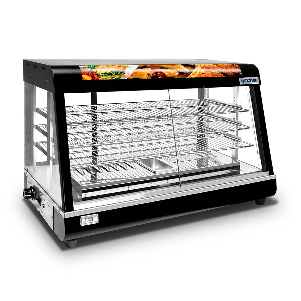 Vitrina sobre mesa caliente Ventus Vmc-95n 110l