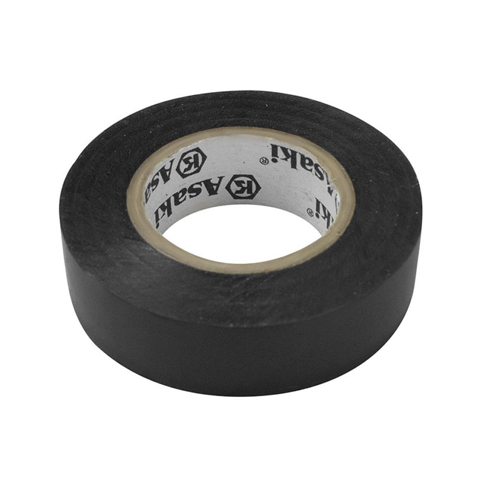 Cinta aislante Negra 0.13mmx19mmx20y