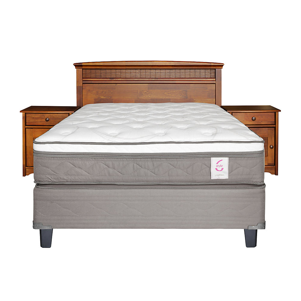 Set Cama New Style 6 Veneto 2 Plazas + 2 Almohadas