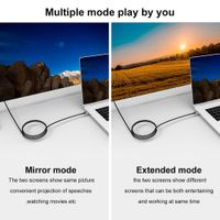 Cable Tipo C a HDMI 2.0 1.8 metros 4K Ultra HD 60Hz 2160p