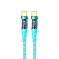 Cable Usams US-SJ574 ICY TypeC a TypeC Menta