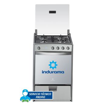 Cocina Indurama Galicia Quarzo Plus 6 Hornillas Gris | Knasta Chile