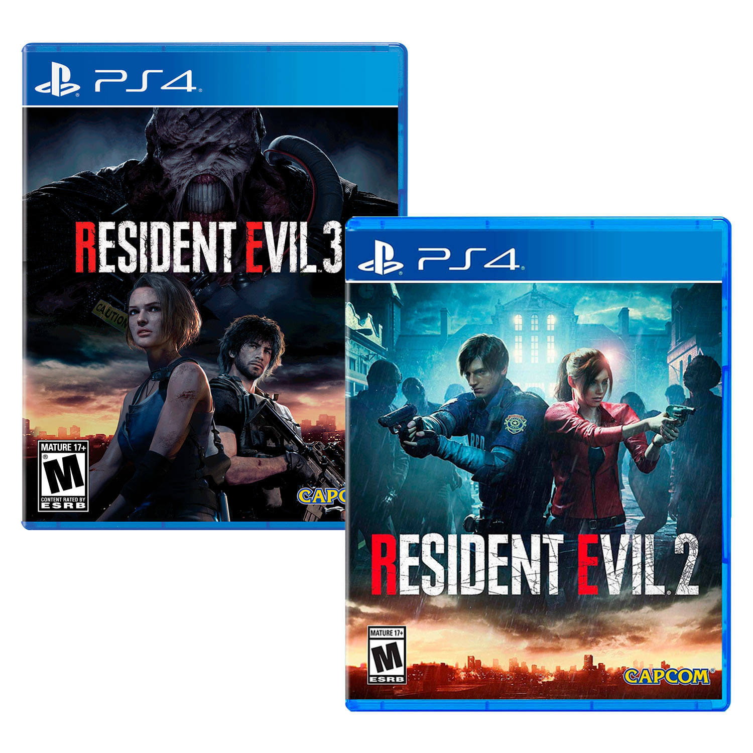 Resident Evil 3 + Resident Evil 2 Playstation 4