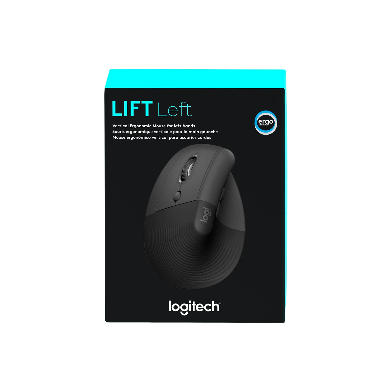 Mouse Gamer Logitech Lift Vertical Zurdo Wireless Bt Black