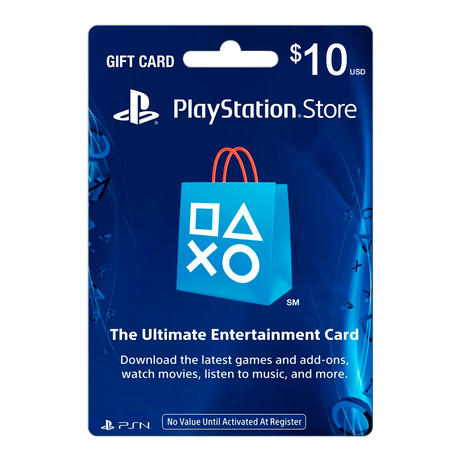 Tarjeta Gift Card PlayStation Network PSN 10$ (Tarjeta Fisica)