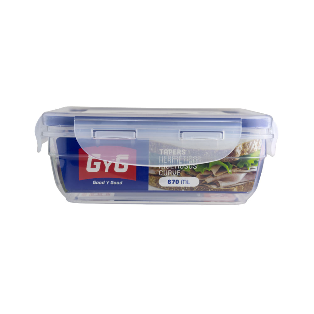 Taper Curve Cuadrado 670ml