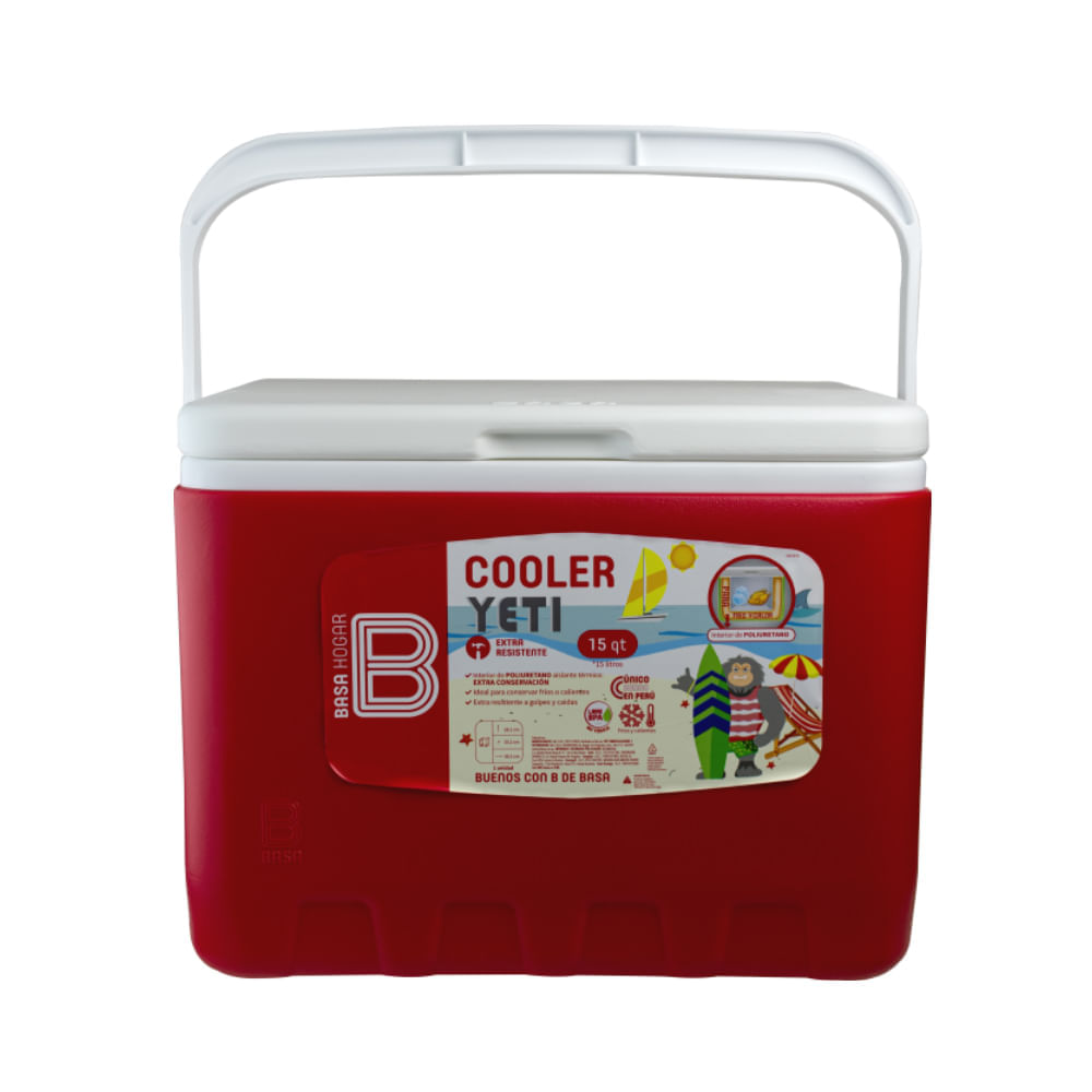 Cooler Yeti 15 litros Rojo
