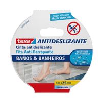 Cinta antideslizante baños 5m x 25mm