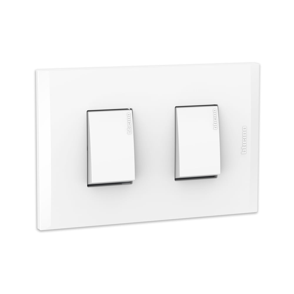 Modus4 Conmutador doble Blanco