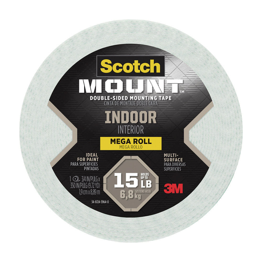 Cinta de doble contacto interior 3M 19mm x 8.9m