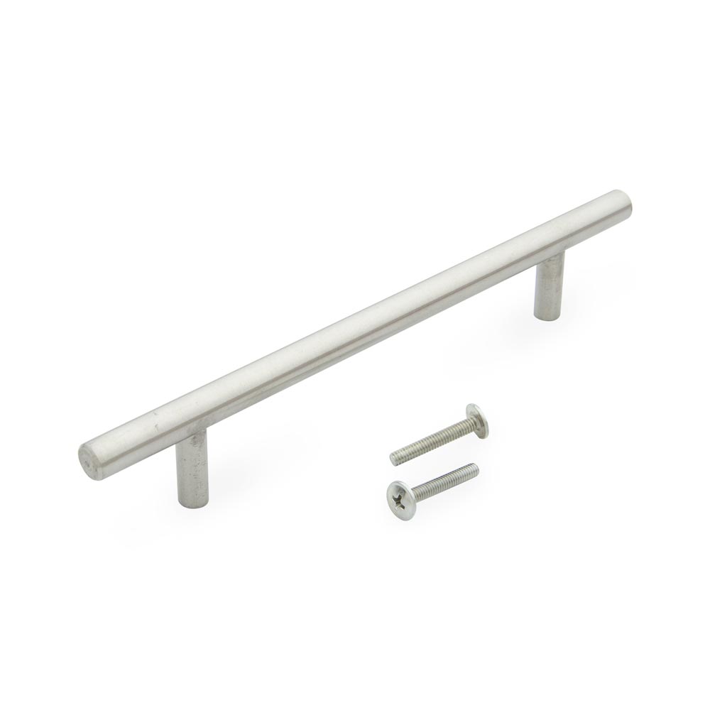 Tirador Recto Pesado Acero Inoxidable 128mm