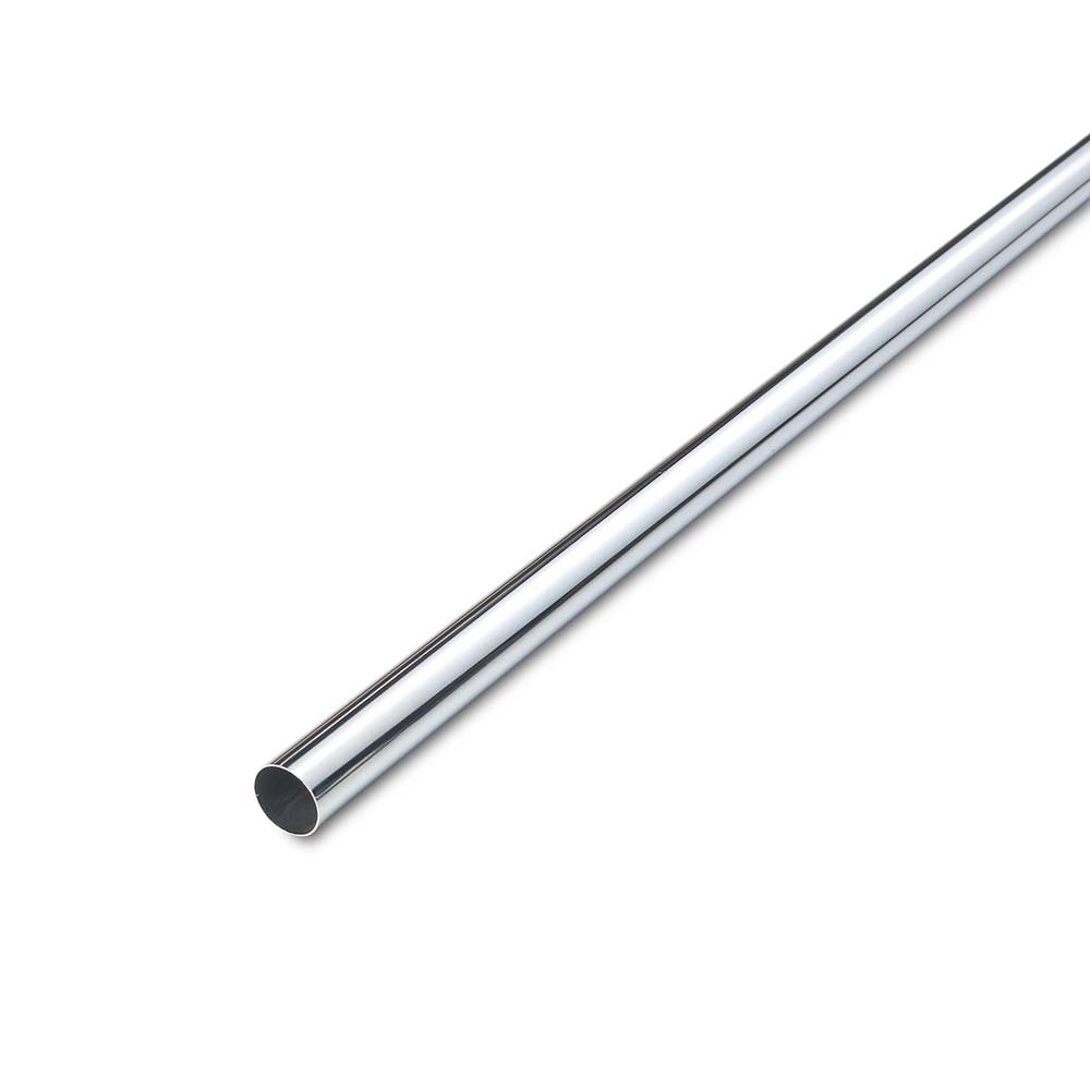 Tubo redondo cromado 3/4"" de 0.7 mm x 2.98 metros