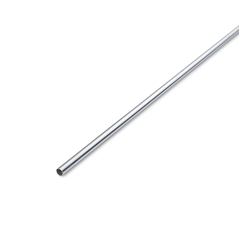 Tubo redondo cromado 1/2"" de 0.7 mm x 2.98 metros