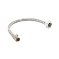 Tubo abasto acero inox valv cierre inod 1/2""x7/8""x40 cm