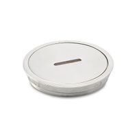 Registro redondo acero inoxidable 4""