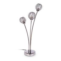 Lámpara de mesa Copos Metal G9 3 luces