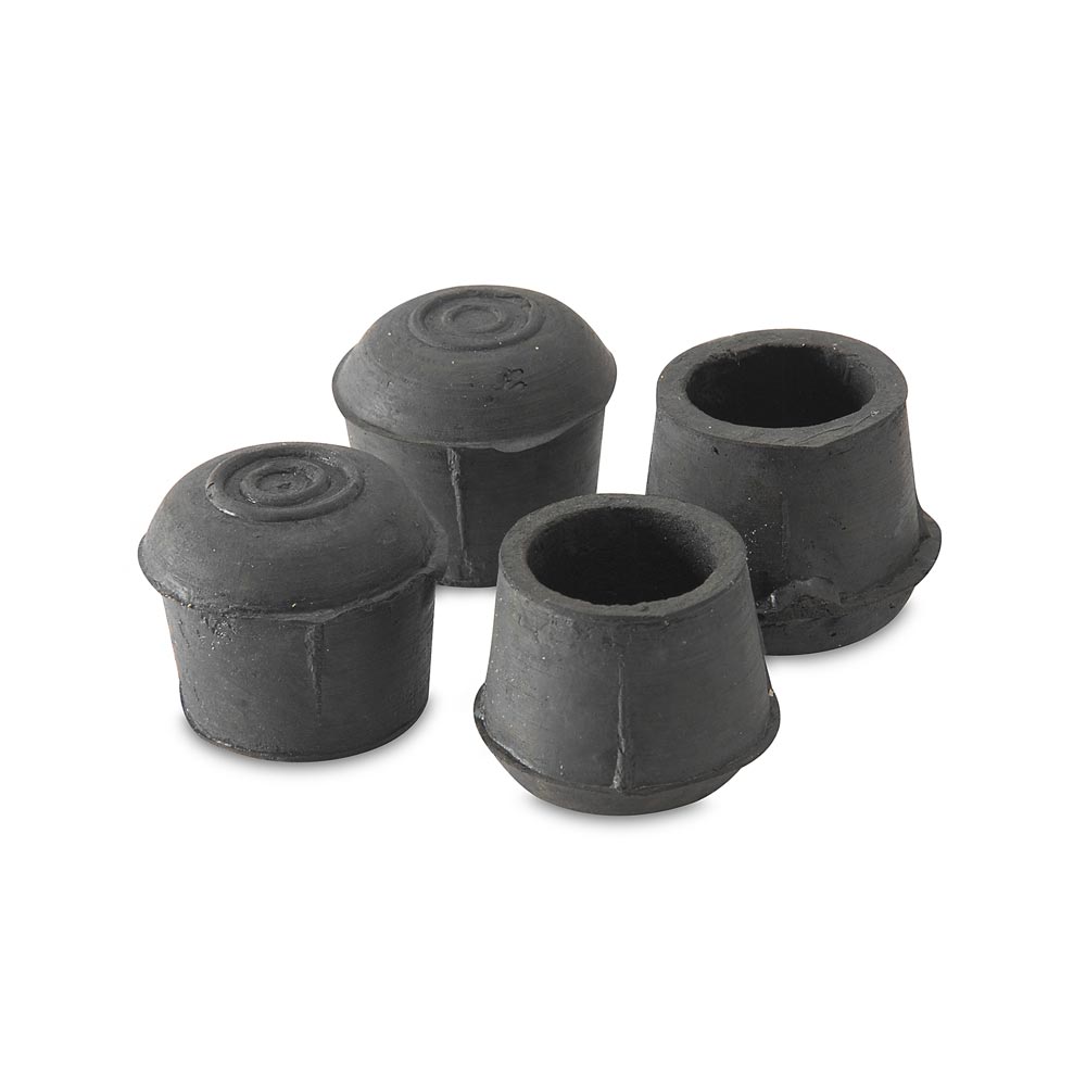 Regatón de 7/8"" negro x 4 unidades