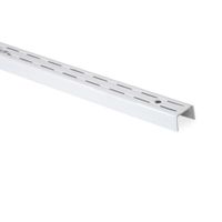 Pilar ranurado doble Blanco 64 cm