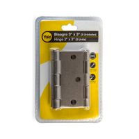 Bisagra Niquelada 3""x3"" x2mm x3u