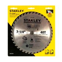 Disco de sierra circular Stanley 7 1/4"" x 40D
