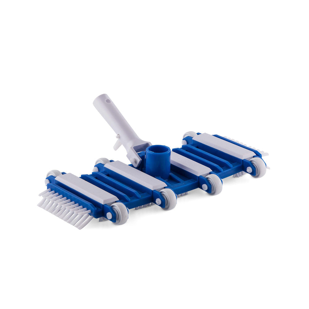 Aspiradora de 8 ruedas con cepillo lateral 14""