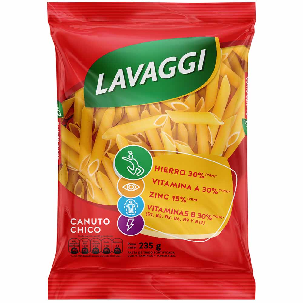 Fideo Canuto Chico LAVAGGI Bolsa 235g
