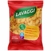 Fideo Codo Rayado LAVAGGI Bolsa 225g