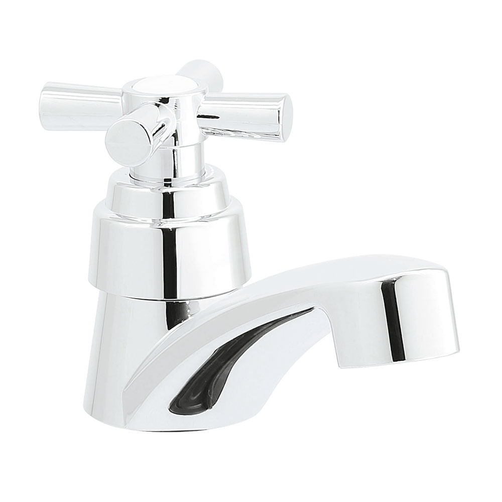 Llave de Lavatorio Trebol Brisa Baja Plata Cromada