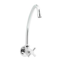 Llave de lavadero pared brisa Trebol