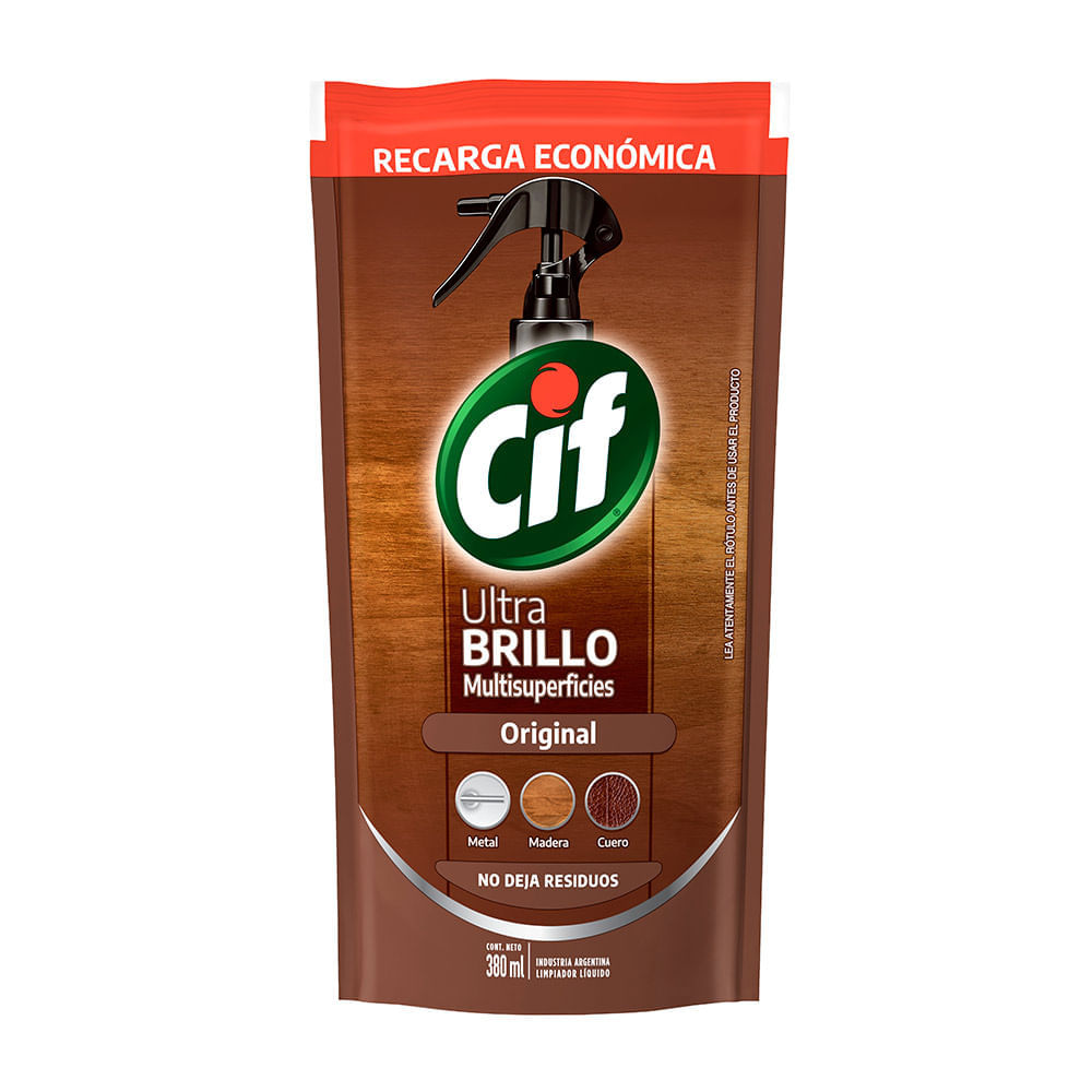 Cif Ultra Brillo Original Doypack 380 Ml