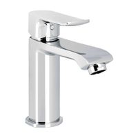 Mezcladora para Lavatorio Monocomando Trebol Cambria Baja Plata