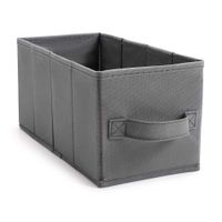 Caja organizadora de tela Pequeña 15x15 Gris