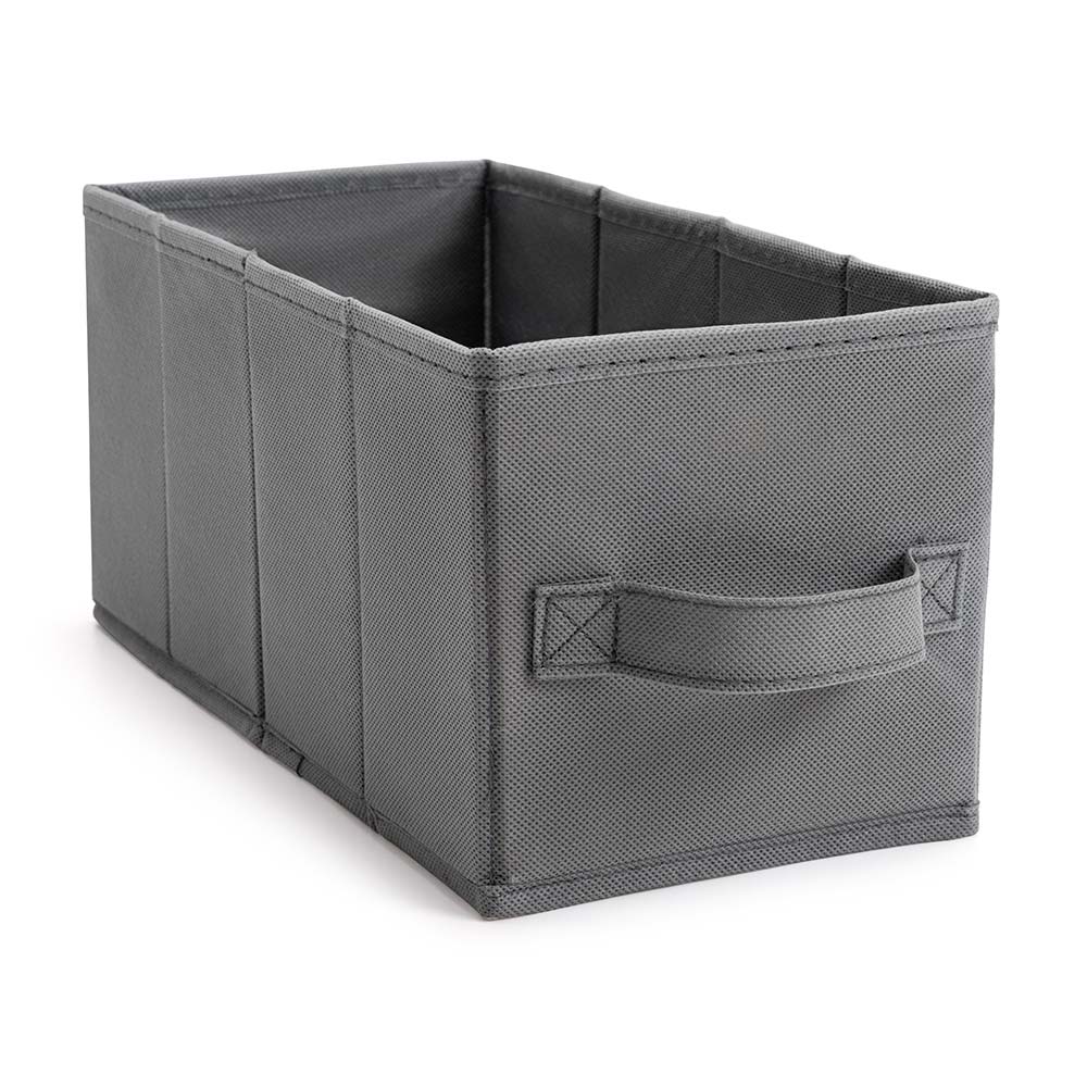 Caja organizadora de tela Pequeña 15x15 Gris
