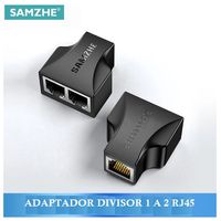 ADAPTADOR DE 1 A 2 PUERTOS de Cable de red Rj45