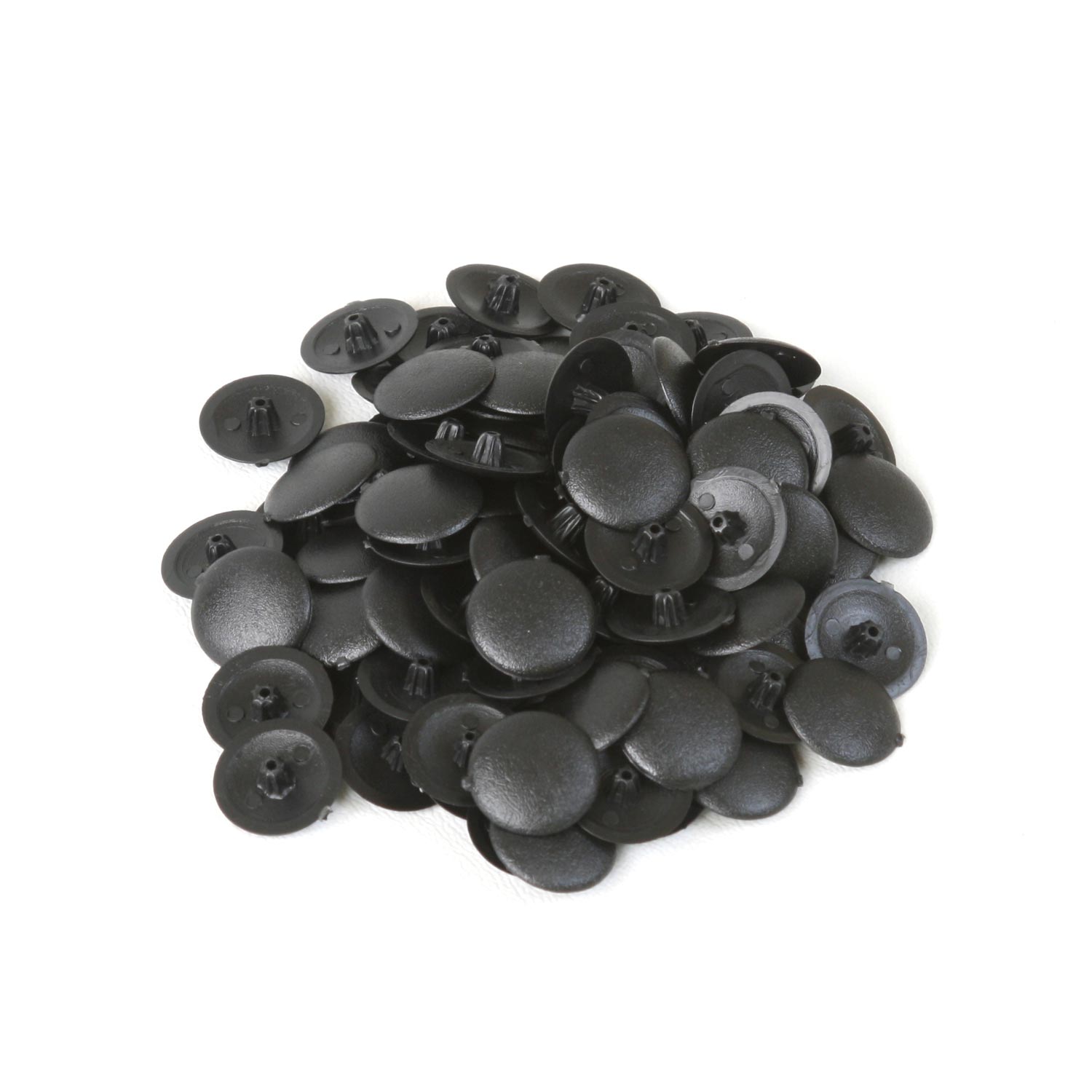 Tapa para tornillo a presión Negra x 100 unidades