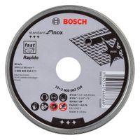 Set Metal Bosch con 10 Discos corte Standard Inoxidable 115x1.0