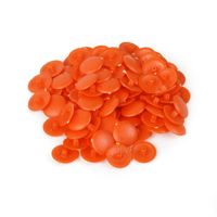 Tapa para tornillo a presión Naranja x 100 unidades