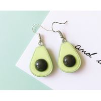 Aretes con forma de palta