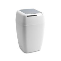 Tacho de baño cuadrado Vaivén Blanco