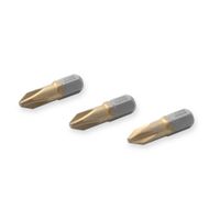Punta de destornillador Phillips MaxGrip 2x25mm x 3 unidades