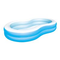 PISCINA INFLABLE OVAL 544LT - 262X157X46CM