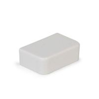 Accesorio Tapa Final Blanco 20x12mm