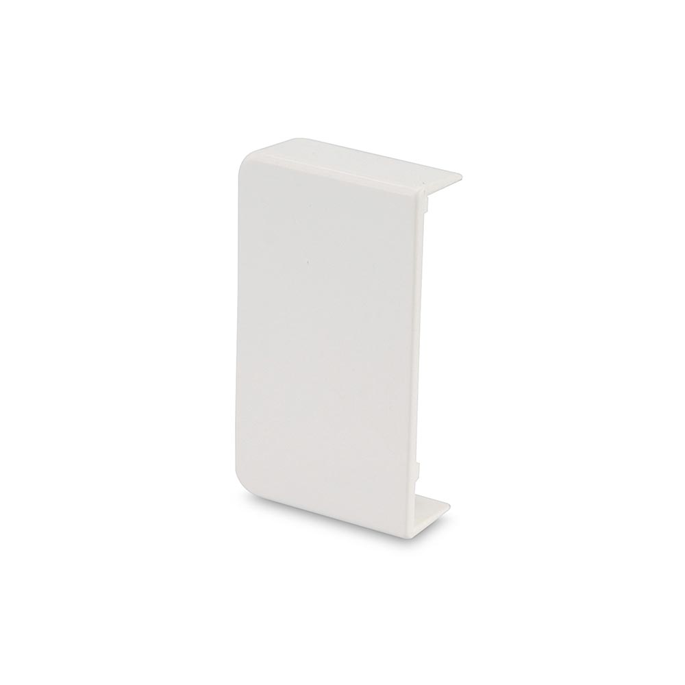 Accesorio Tapa Final Blanco 40x25mm