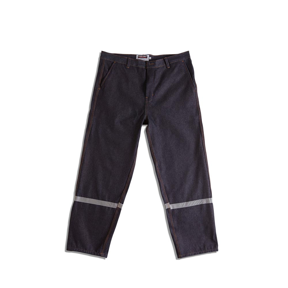 Pantalón Denim Werken 100% Algodón con Cinta Reflectiva - Talla: Large