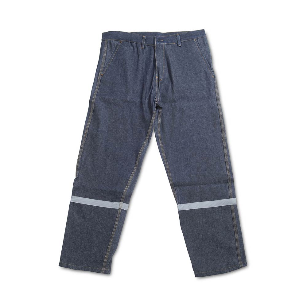 Pantalón Denim Werken 100% Algodón con Cinta Reflectiva - Talla: Medium